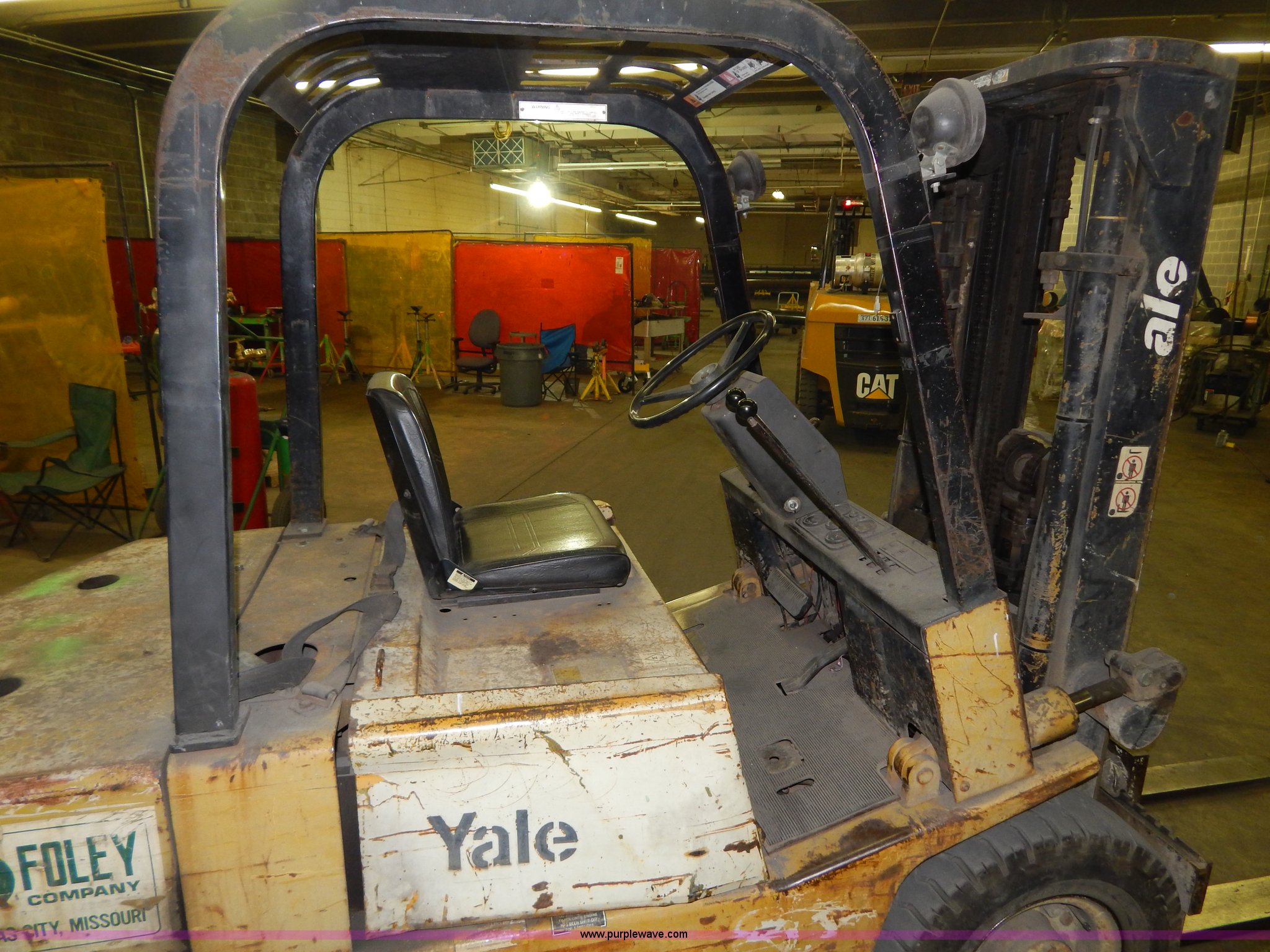 Yale GP050 forklift in Nashville, TN Item H3475 sold Purple Wave