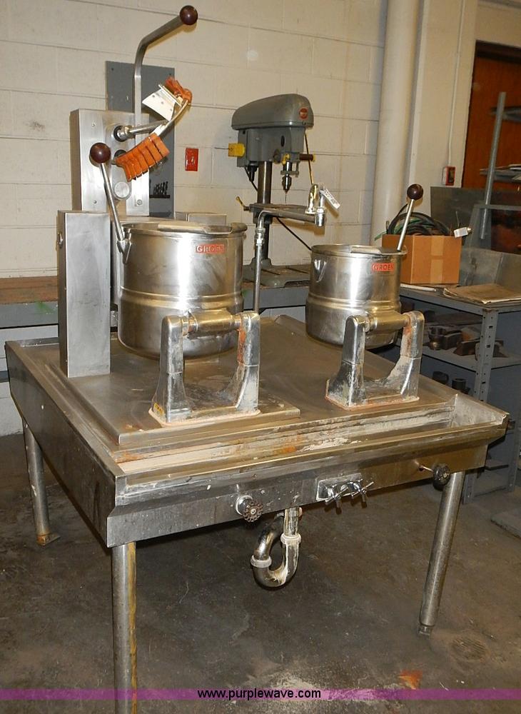 image for item AC9137 Groen Steam kettle/mixer unit