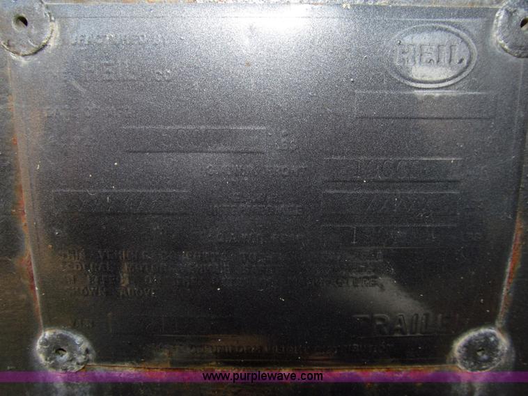 image for item AQ9870 1974 Heil 12' pup trailer