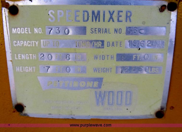 image for item AQ9874 1962 Pettibone Wood 730 Speedmixer tractor