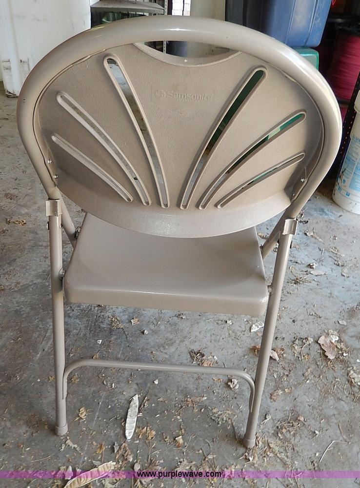 image for item AX9010 Approximately 230 Samsonite folding chairs