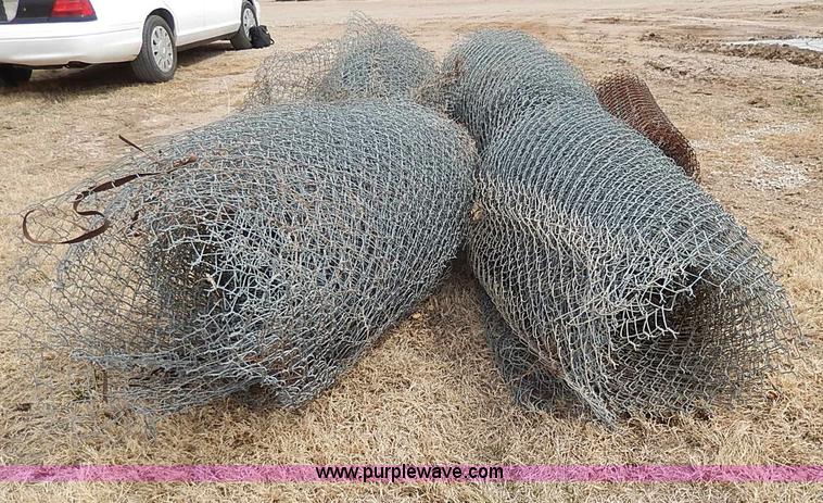image for item AX9038 (5) rolls of used chain link fence