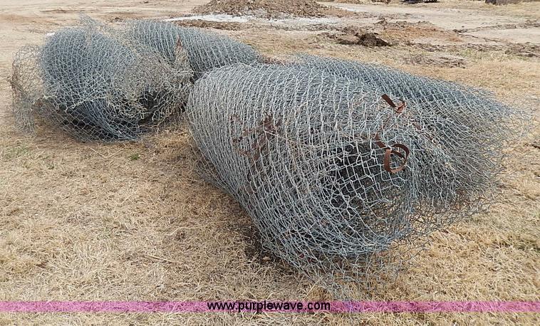 image for item AX9038 (5) rolls of used chain link fence