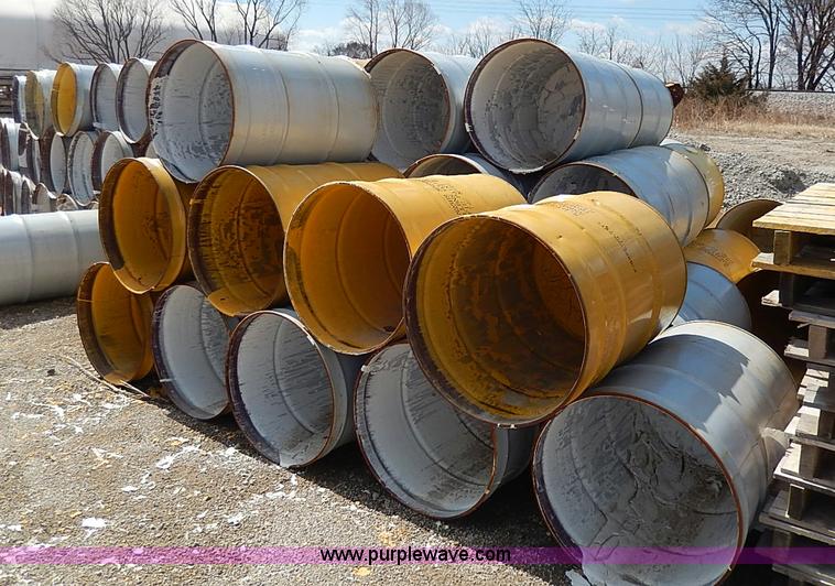 image for item AX9053 (25) 55 gallon paint barrels