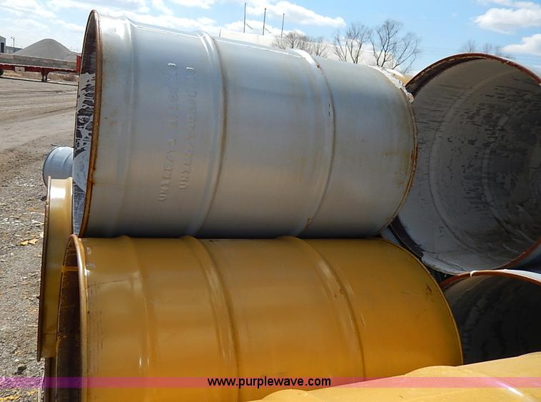 image for item AX9053 (25) 55 gallon paint barrels