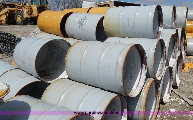 image for item AX9053 (25) 55 gallon paint barrels