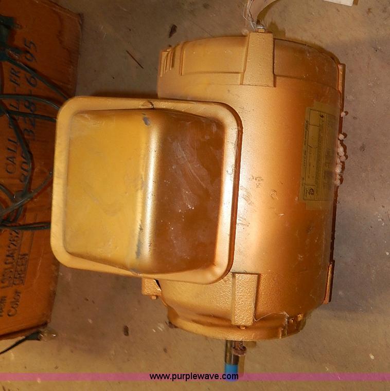 image for item AX9059 (2) Century 5 HP electric motors