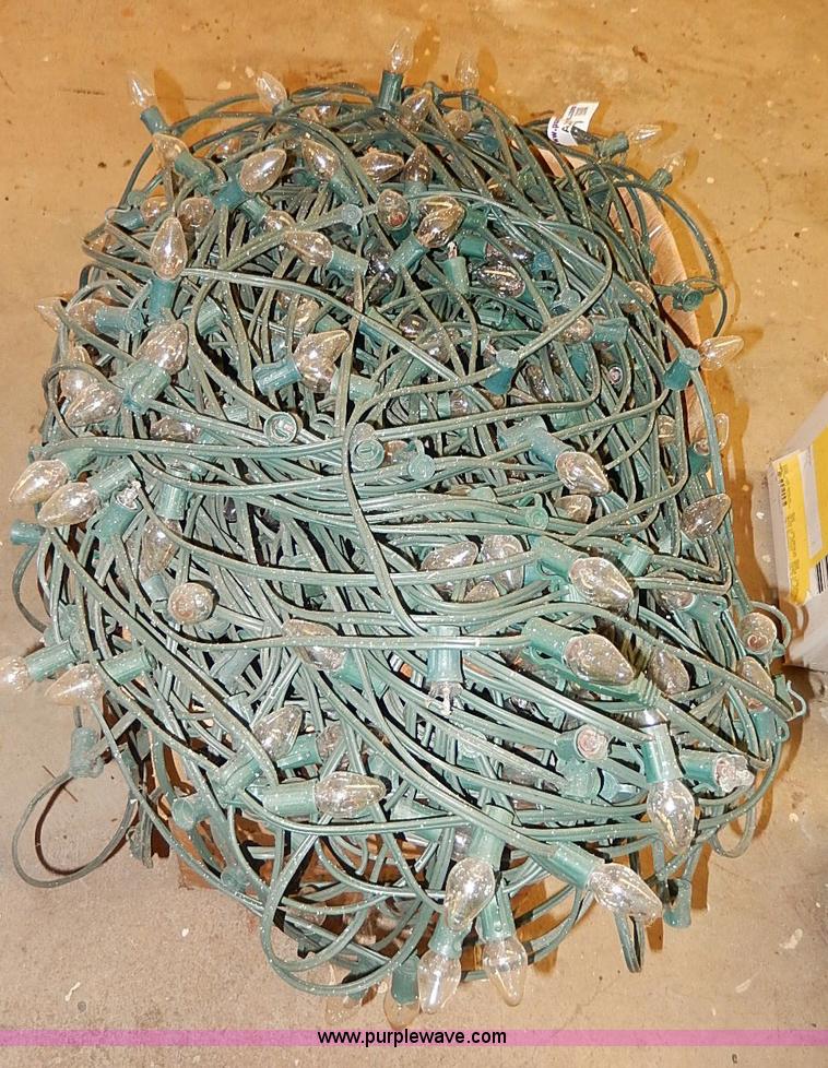 image for item AX9060 Assorted strands of Christmas lights