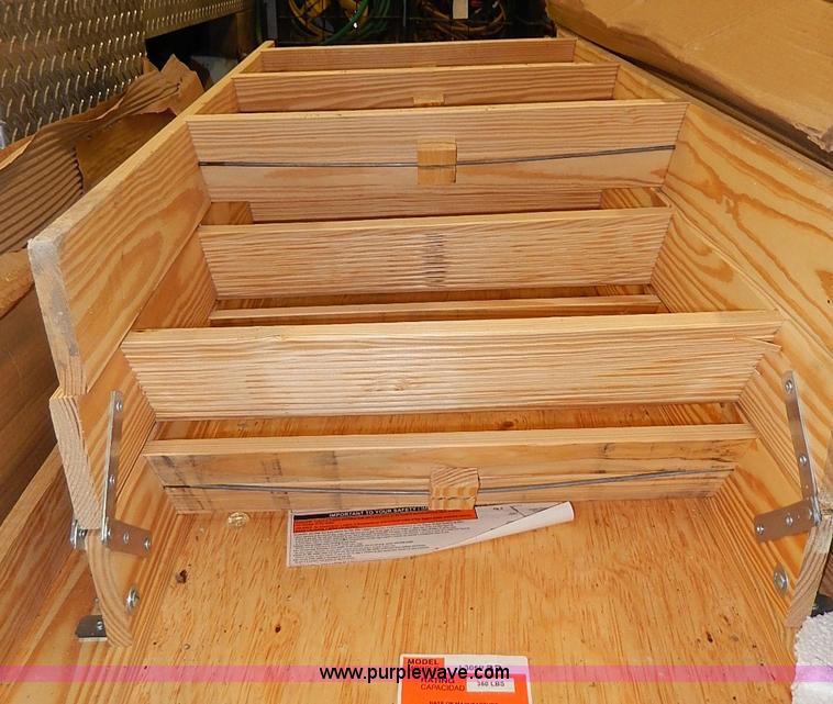 image for item AX9073 Louisville L305P32 wood attic ladder
