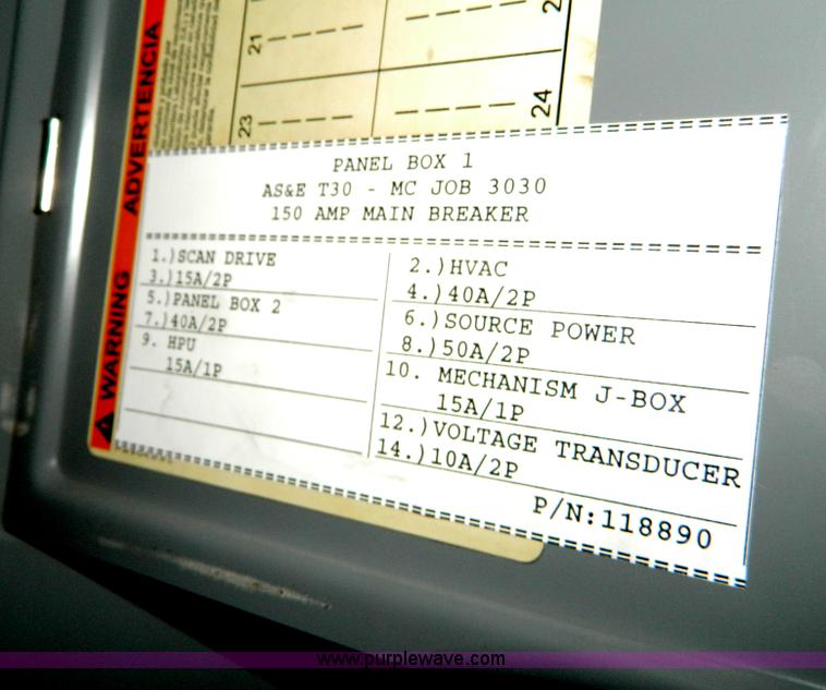 image for item AZ9190 2001 International 4900 mobile search X-ray inspection truck