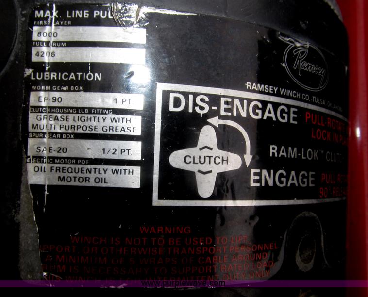 image for item F7332 1987 Ford F350 pumper fire truck