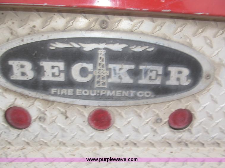 image for item F7332 1987 Ford F350 pumper fire truck