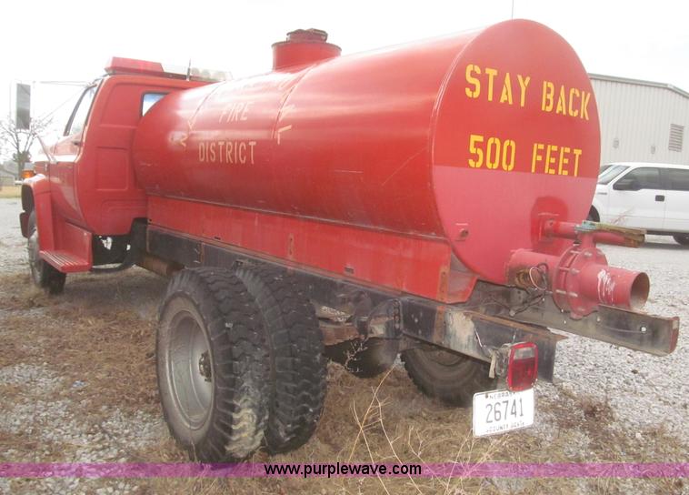 image for item F7346 1984 Chevrolet Custom Deluxe 60 tanker fire truck