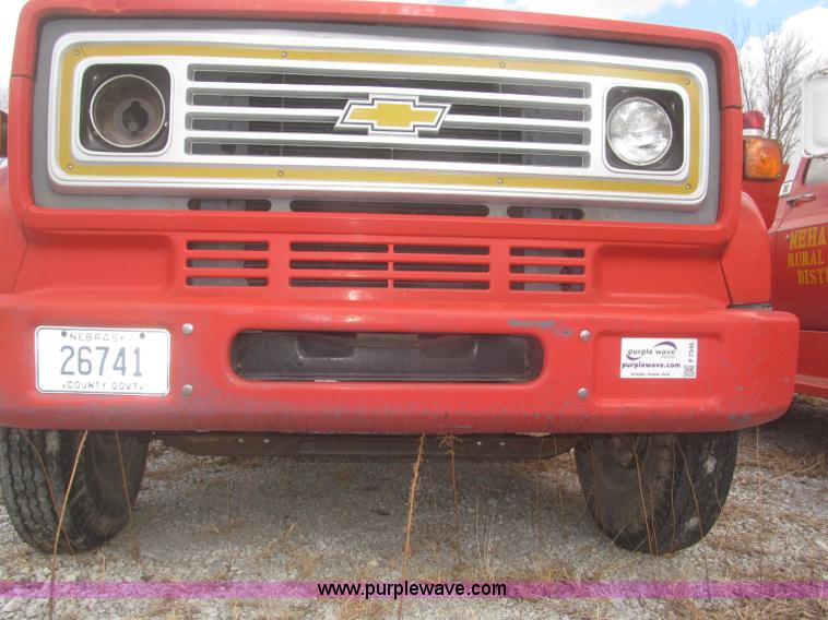 image for item F7346 1984 Chevrolet Custom Deluxe 60 tanker fire truck