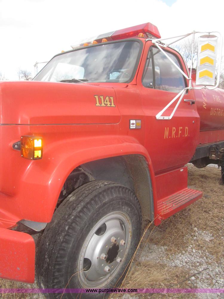 image for item F7346 1984 Chevrolet Custom Deluxe 60 tanker fire truck