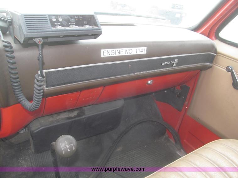 image for item F7346 1984 Chevrolet Custom Deluxe 60 tanker fire truck