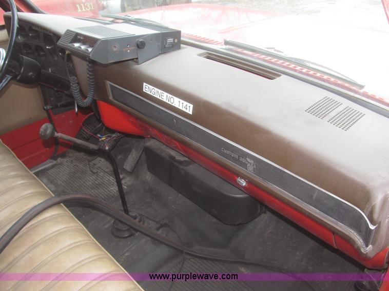 image for item F7346 1984 Chevrolet Custom Deluxe 60 tanker fire truck