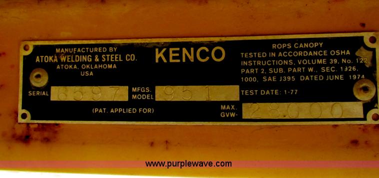 image for item G4402 1968 Caterpillar 951B track loader