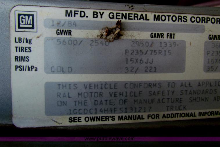 image for item H2220 1985 Chevrolet Custom Deluxe 10 pickup truck