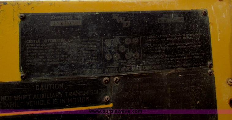 image for item H2222 FWD MUC6X6 truck with Garwood 20 ton crane