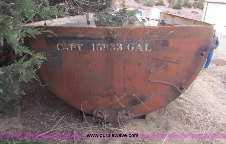 image for item H2224 18' steel half barrel bed