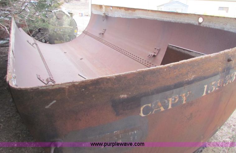 image for item H2224 18' steel half barrel bed