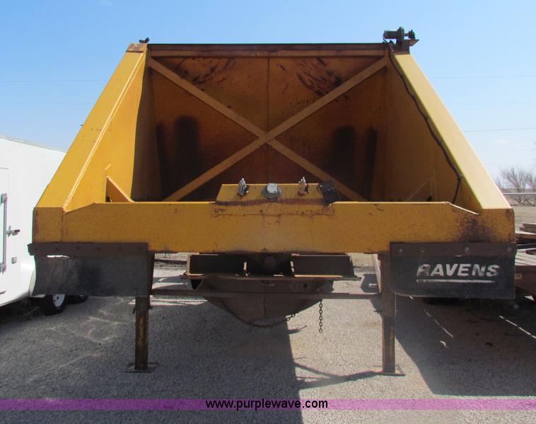 image for item H2237 1982 Clement 30' belly dump trailer