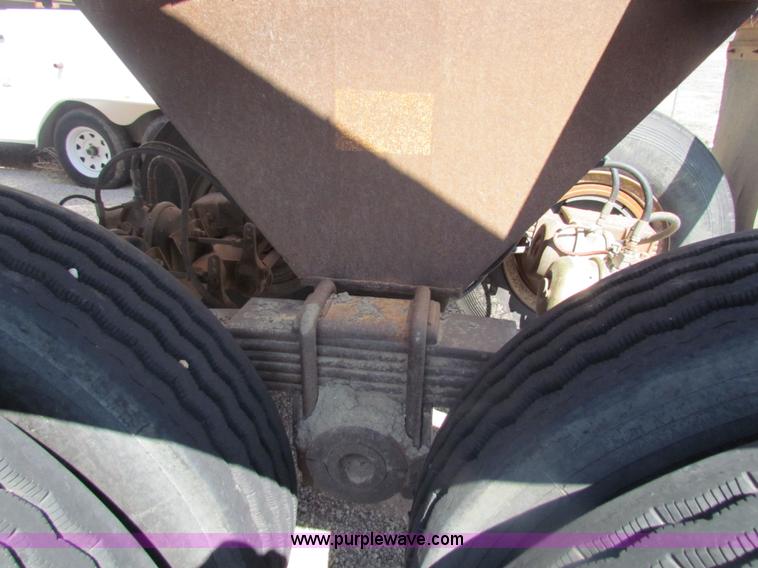 image for item H2237 1982 Clement 30' belly dump trailer