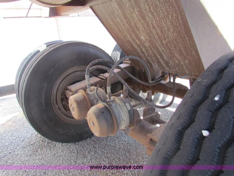 image for item H2237 1982 Clement 30' belly dump trailer