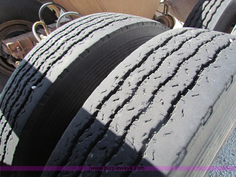 image for item H2237 1982 Clement 30' belly dump trailer