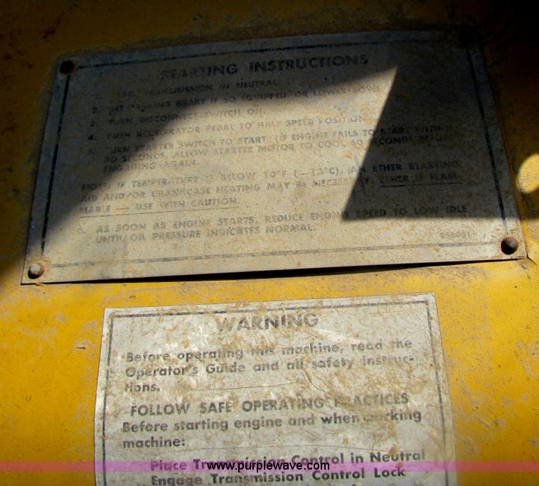 image for item H2240 1973 Caterpillar 613 scraper