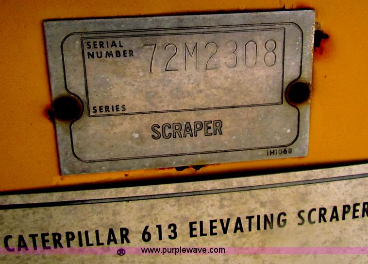 image for item H2240 1973 Caterpillar 613 scraper