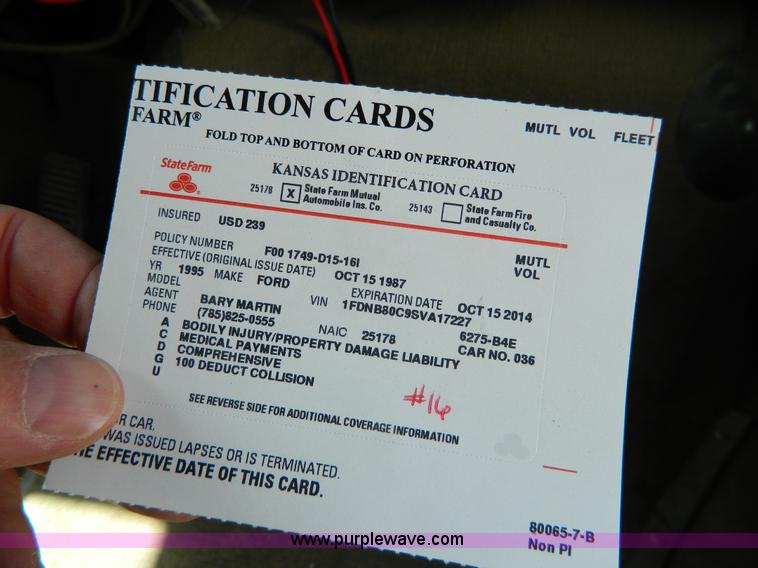 image for item H2480 1995 Ford B700 school bus