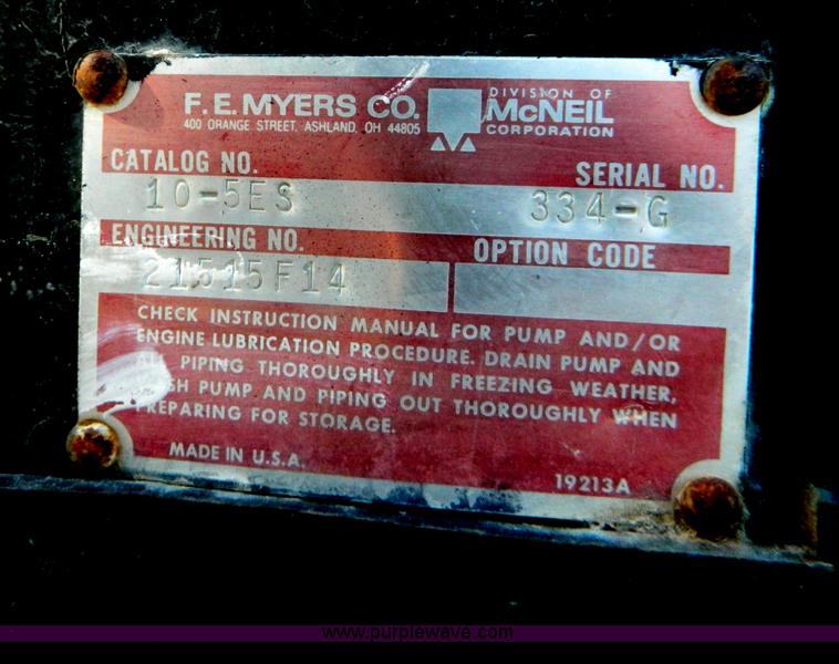 image for item H2487 1985 Myers sprayer