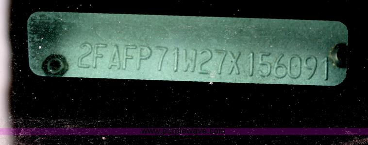 image for item H6001 2007 Ford Crown Victoria Police Interceptor