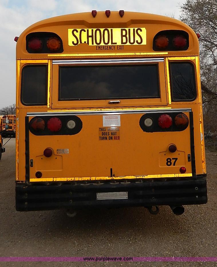image for item I3698 1998 Blue Bird TC2000 school bus