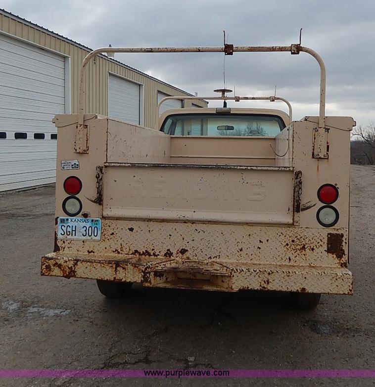 image for item I3721 1986 Chevrolet Custom Deluxe 20 utility truck