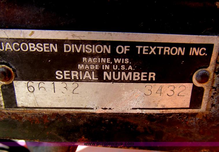 image for item I7129 Jacobsen riding lawn mower