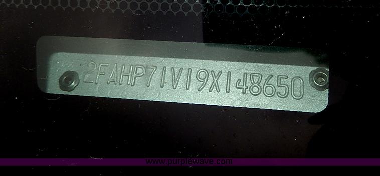 image for item I9254 2009 Ford Crown Victoria Police Interceptor