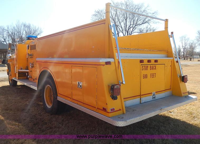 image for item I9307 1973 Chevrolet C60 fire truck
