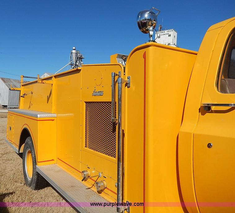 image for item I9307 1973 Chevrolet C60 fire truck