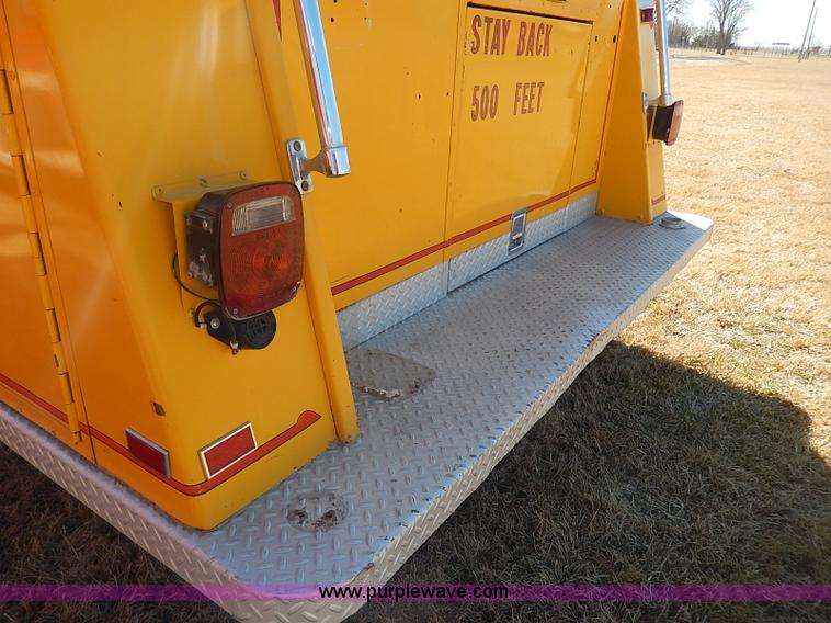 image for item I9307 1973 Chevrolet C60 fire truck