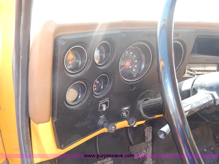 image for item I9307 1973 Chevrolet C60 fire truck