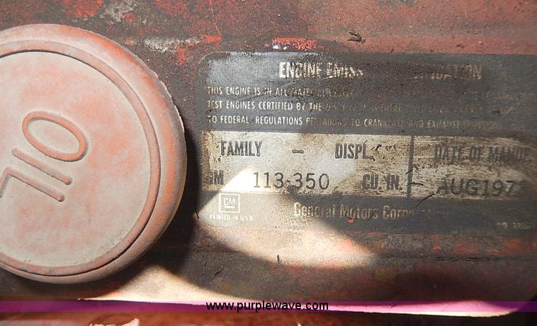 image for item I9307 1973 Chevrolet C60 fire truck