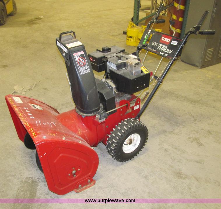 image for item R9143 Toro 824 self-propelled snow blower