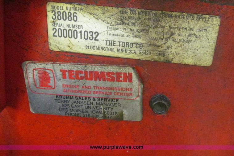image for item R9145 Toro 824 self-propelled snow blower