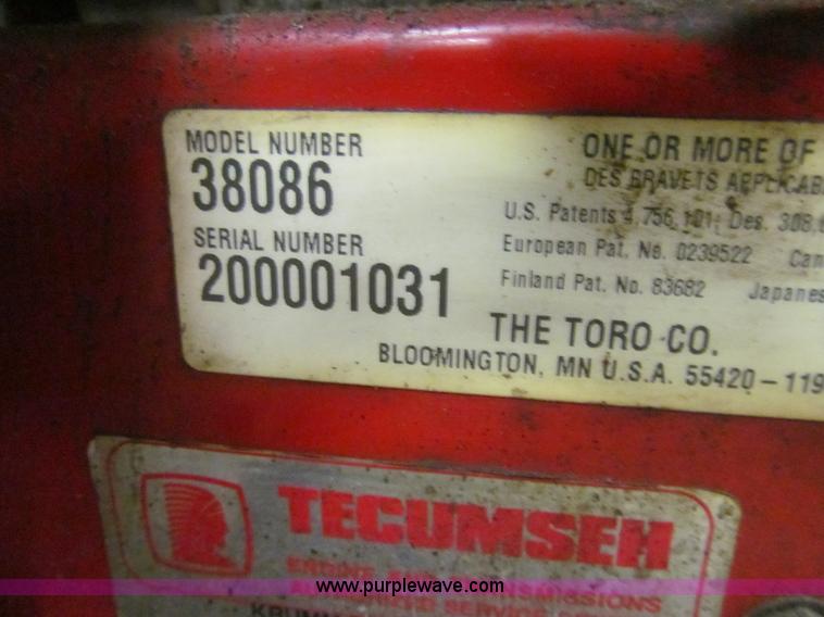 image for item R9149 Toro 824 self-propelled snow blower