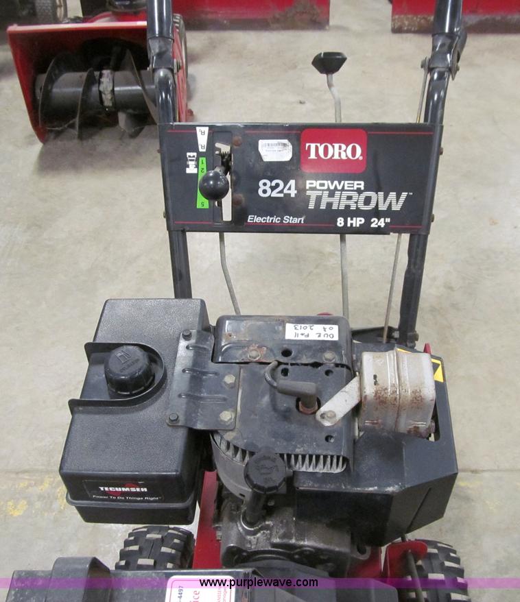 image for item R9151 Toro 824 self-propelled snow blower