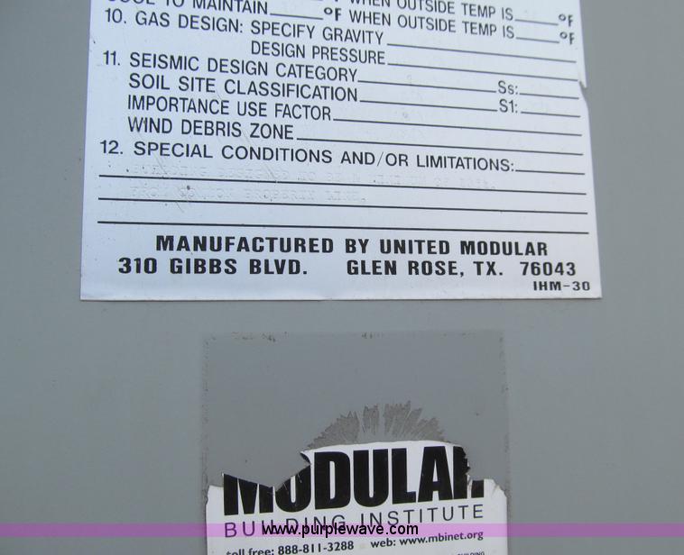 image for item R9210 2003 United Modular 6-plex portable classroom building