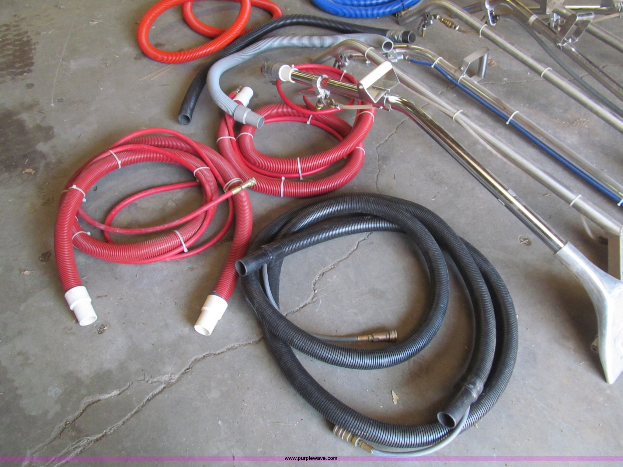 Assorted carpet cleaning equipment in Hutchinson, KS Item AQ9876 sold